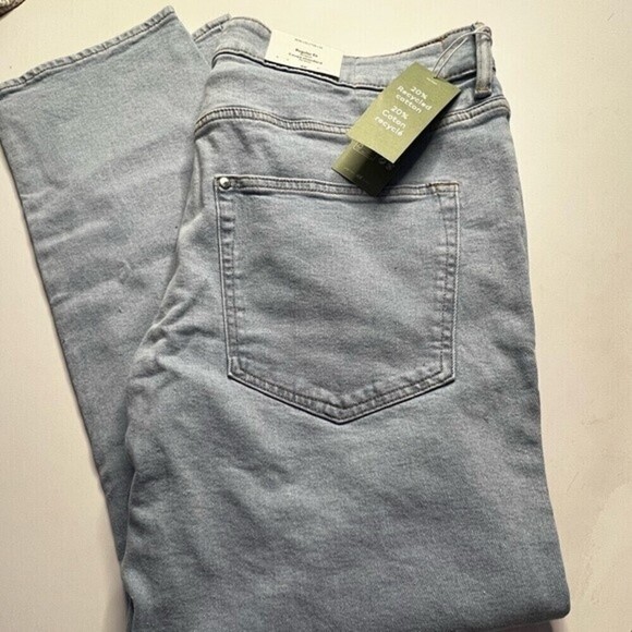 Women's plus size Regular Jean blue Fit Strech Coupe Standard Strech W38 L32 - Picture 11 of 16